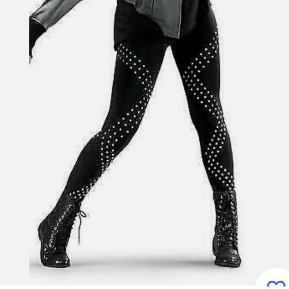 Balera Urban Groove studded dance tights size small/medium  (4-8)